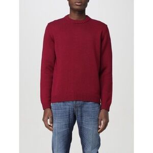 Zanone Red 100% Virgin Wool Knit Pullover Sweater